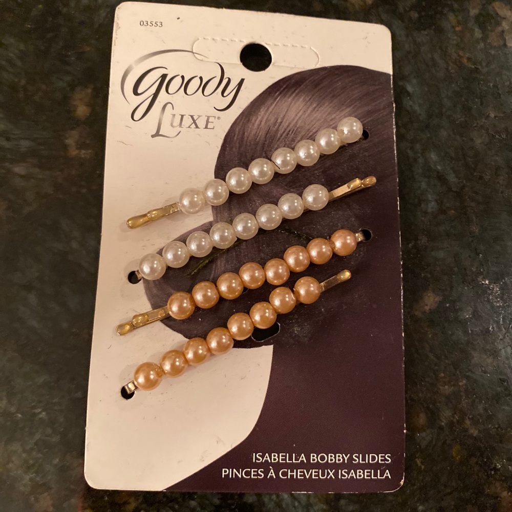 🌸 NWT Goody faux pearl bobby pins